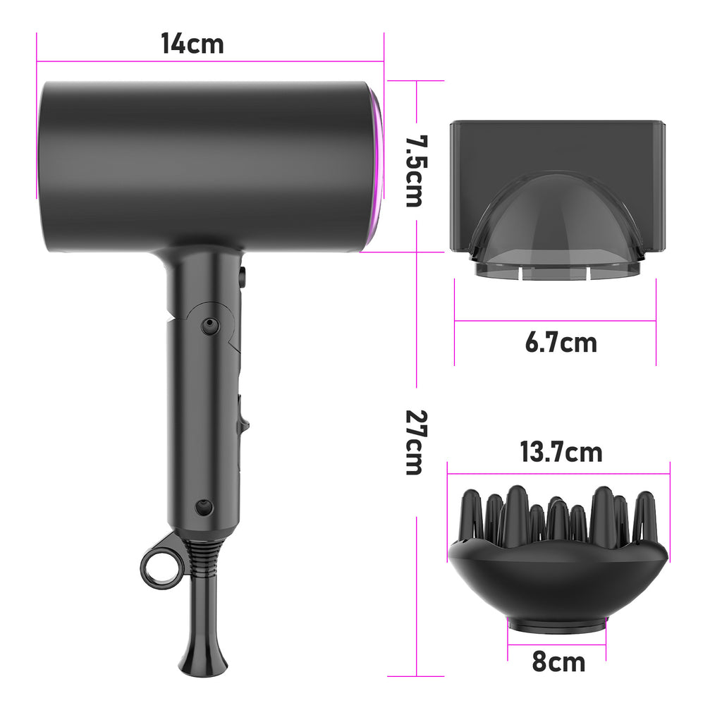 Règlement Sèche-cheveux ionique pliable portable haute puissance pour usage domestique