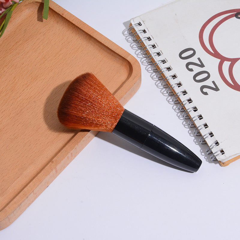 Pinceau poudre Pinceau blush Pinceau surligneur Brosse de nettoyage pour la coiffure Pinceau à poussière Brosse à ongles Pinceau de maquillage portable