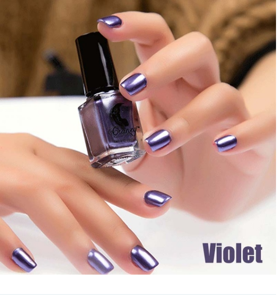 14 couleurs 6ML Vernis à ongles métallique miroir pour femme, accessoire de beauté maquillage tendance sexy