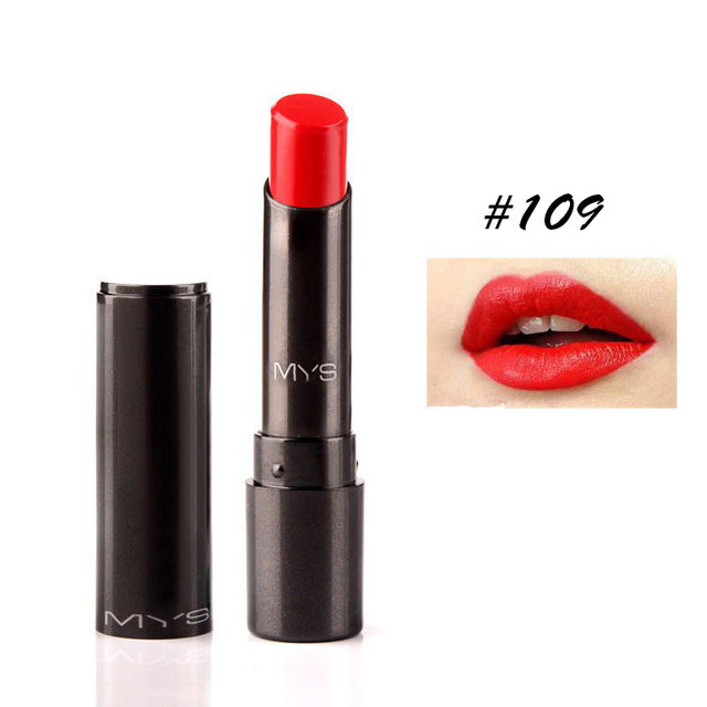 MYS Brand Rouge à Lèvres Mat Longue Durée Teinte Cosmétique Brillant à Lèvres Maquillage Rouge Batom