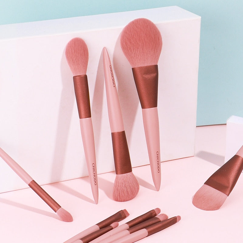 Pinceaux de maquillage CHICHODO - Ensemble de pinceaux de maquillage Fleur de Cerisier