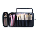 Trousse de Maquillage, Sac à Pinceaux de Maquillage, Trousse de Rangement, Kit de Maquillage Professionnel Pliable et Multifonctionnel