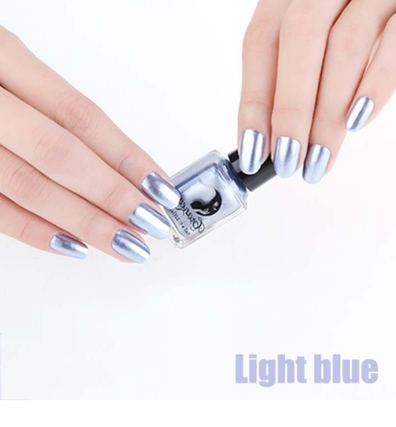 14 couleurs 6ML Vernis à ongles métallique miroir pour femme, accessoire de beauté maquillage tendance sexy