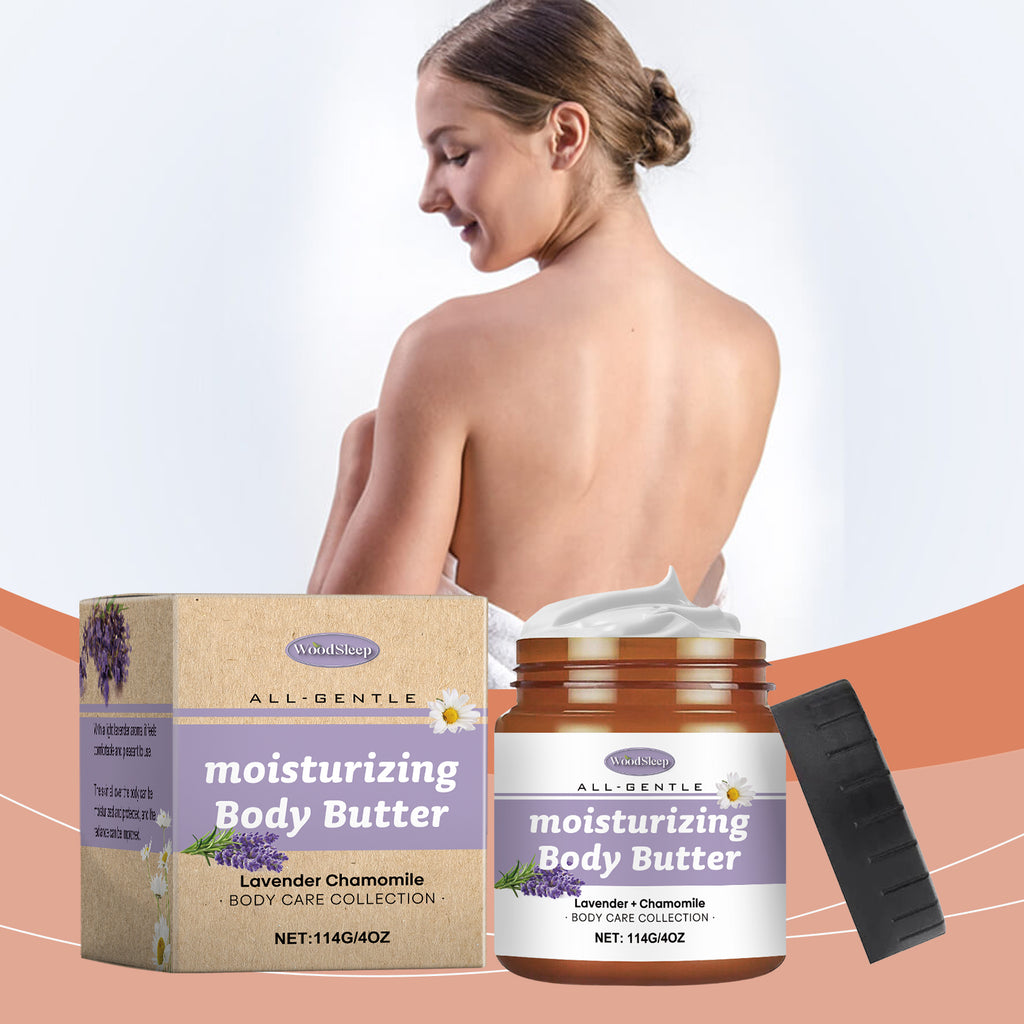 Beurre Corporel Hydratant Lavande Et Camomille WoodSleep Hydrate Intensement Et En Profondeur Toute La Peau