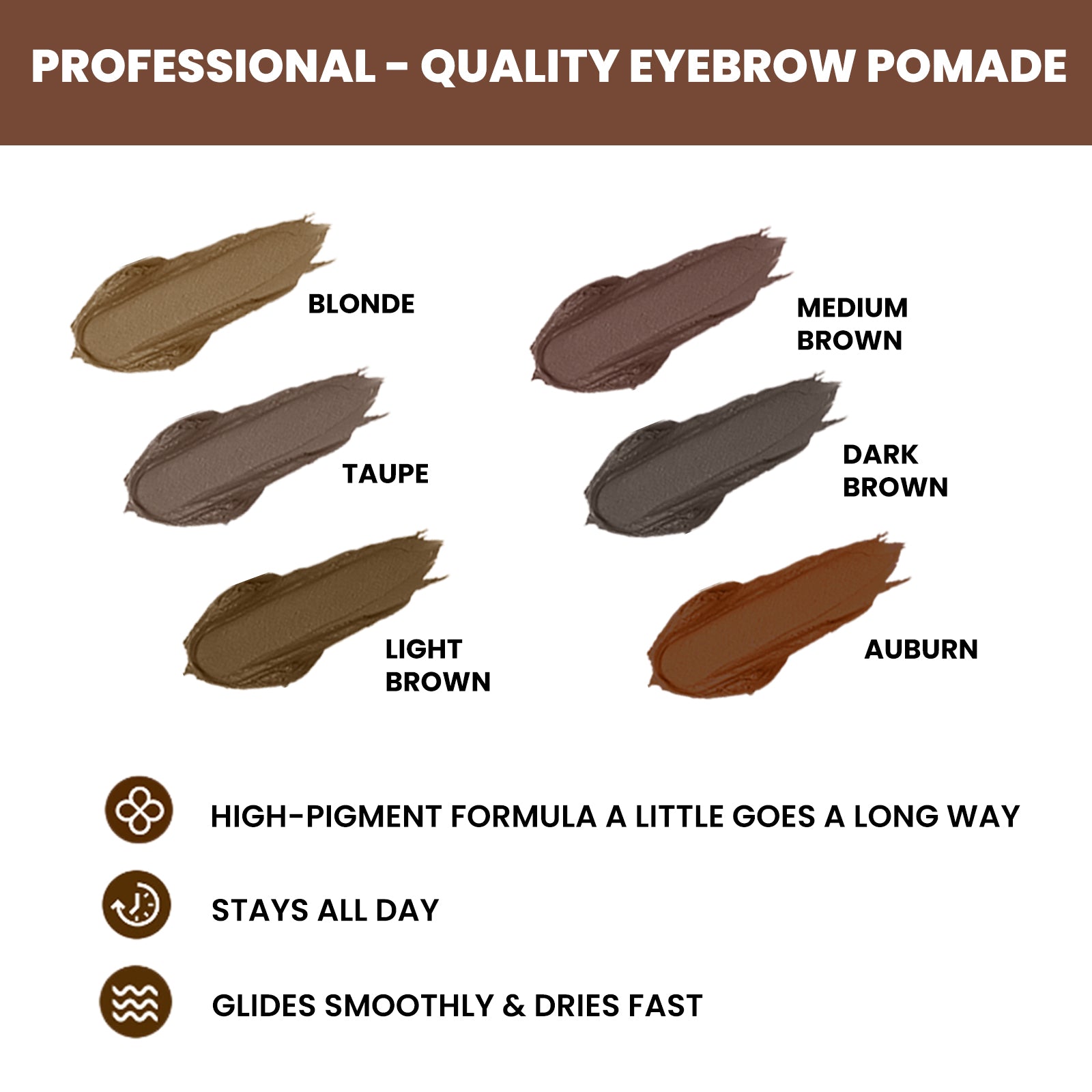 Kit de Pochoirs à Sourcils Parfaits EELHOE, Crème à Sourcils Imperméable et Lisse, Facile à Appliquer, Anti-Bavures, Sans Maquillage, Effet Naturel et Tridimensionnel