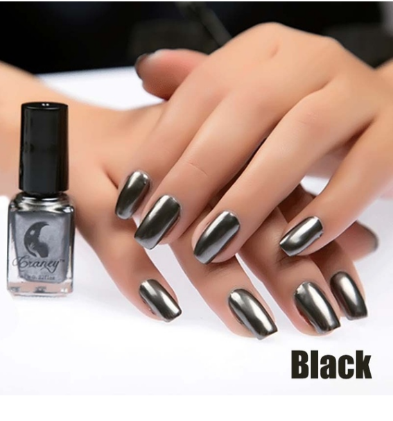 14 couleurs 6ML Vernis à ongles métallique miroir pour femme, accessoire de beauté maquillage tendance sexy