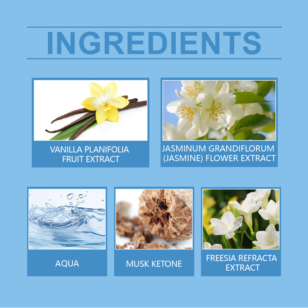 EELHOE Freesia Body Perfume Spray, Parfum Léger, Doux, Frais Naturel et Non Gras