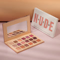 Palette de fards à paupières 18 couleurs mat perlé rose du désert, palette de fards à paupières couleur terre polyvalente