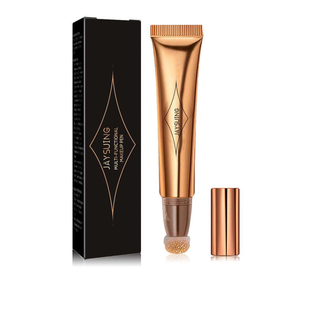 Jaysuing Crayon de Maquillage Multifonctionnel, Bâton de Contour Liquide Solide Fard à Joues et Illuminateur Facial