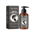Shampoing pour poils du visage East Moon pour hommes - Nettoyant hydratant et doux pour le visage - Nettoyage délicat - Rasage en douceur