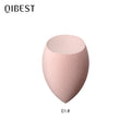 Éponge de Beauté QIBEST – Houpette, Humide et Sèche, N'absorbe Pas le Maquillage Liquide, Outil d'Application du Fond de Teint