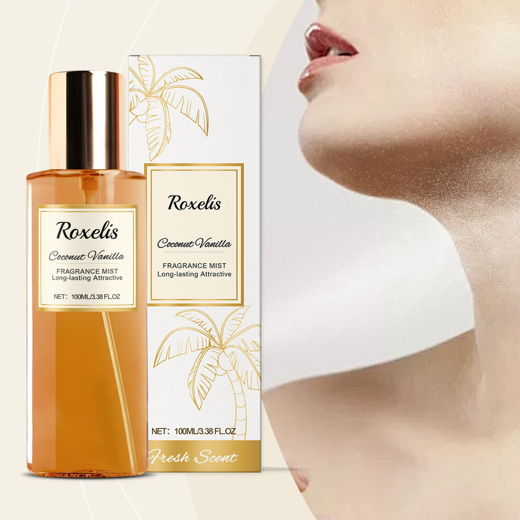 Roxelis Noix de Coco Vanille Parfum Corporel Romantique Frais Élégant Naturel Usage Quotidien Parfum de Niche Eau de Toilette