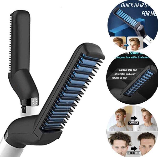 Peigne Lisseur de Barbe Électrique