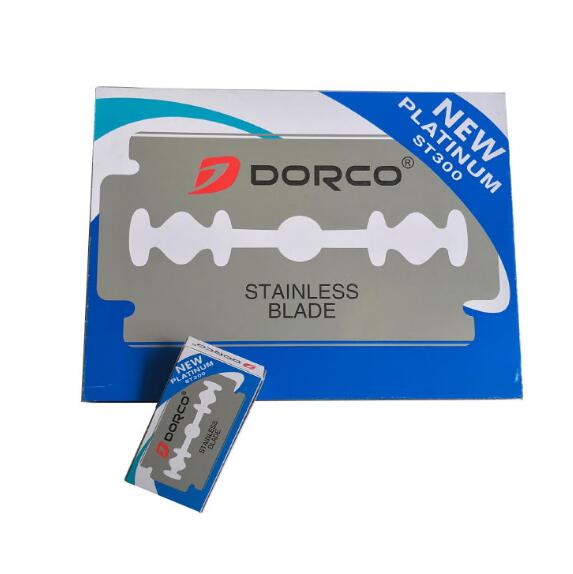 Lot de 10 lames de rasoir double face en acier inoxydable pour homme, lames de rasoir de sûreté, lames pour le façonnage des sourcils