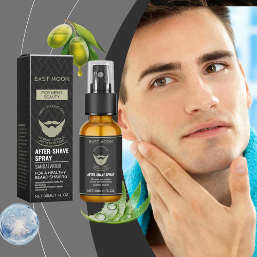 Spray Après-rasage Entretien Barbe Homme Apaisant Hydratant Soin Fraîcheur Peau