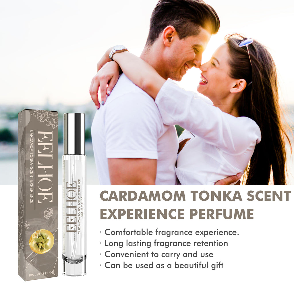 Parfum Expérience Cardamome Tonka, Parfum Naturel Léger Élégant Longue Tenue Doux Portable Parfum d'Ambiance pour Rendez-vous