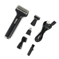 Nouveau Rasoir Électrique Homme 4 en 1 Tondeuse Nez Barbe Sourcils Coupe-Chiffon Composé