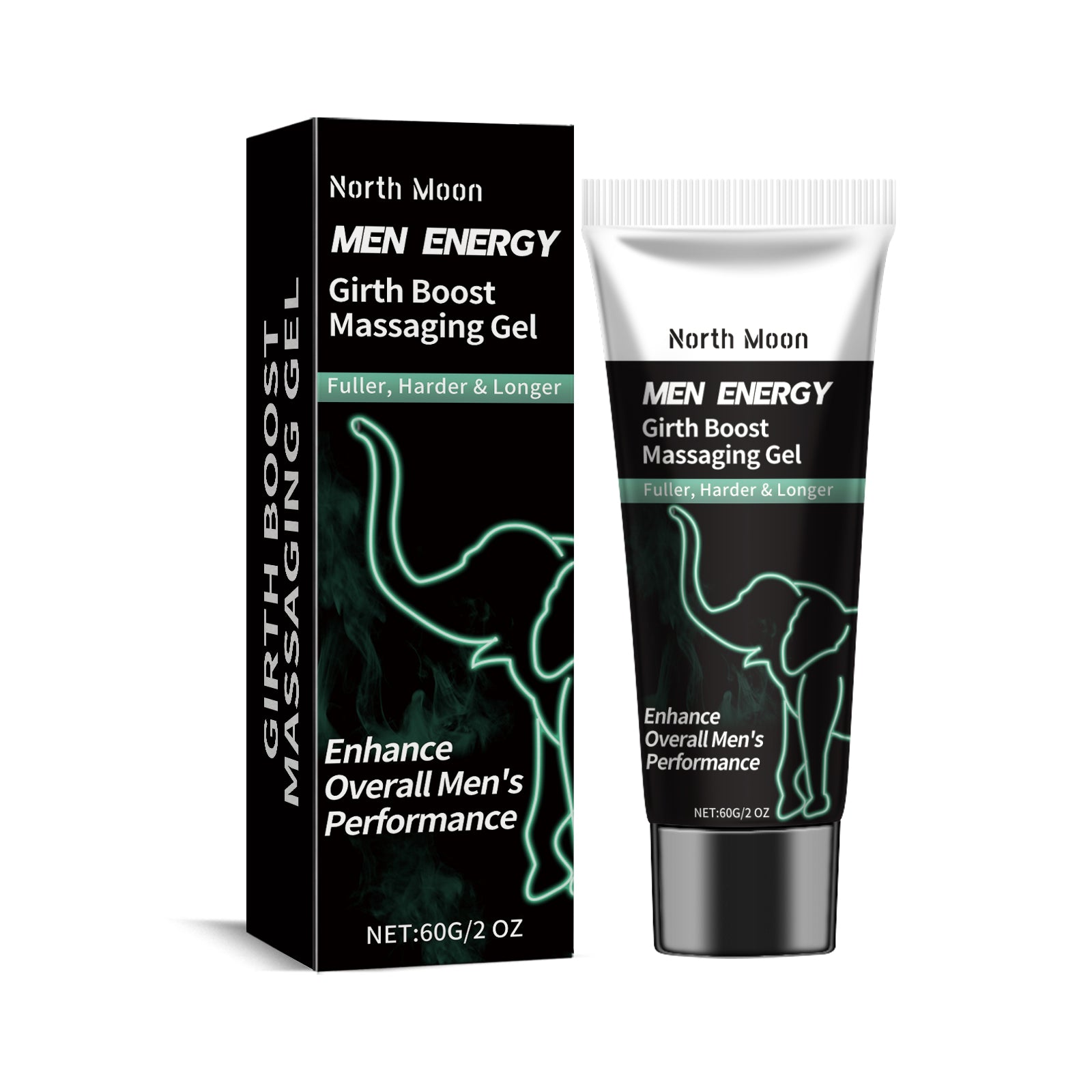Gel de massage hydratant pour hommes - Soin corporel tonifiant et vigoureux