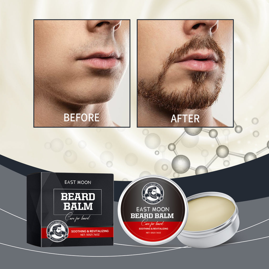 Crème de soin de la barbe, crème hydratante nettoyante et hydratante pour la barbe pour hommes