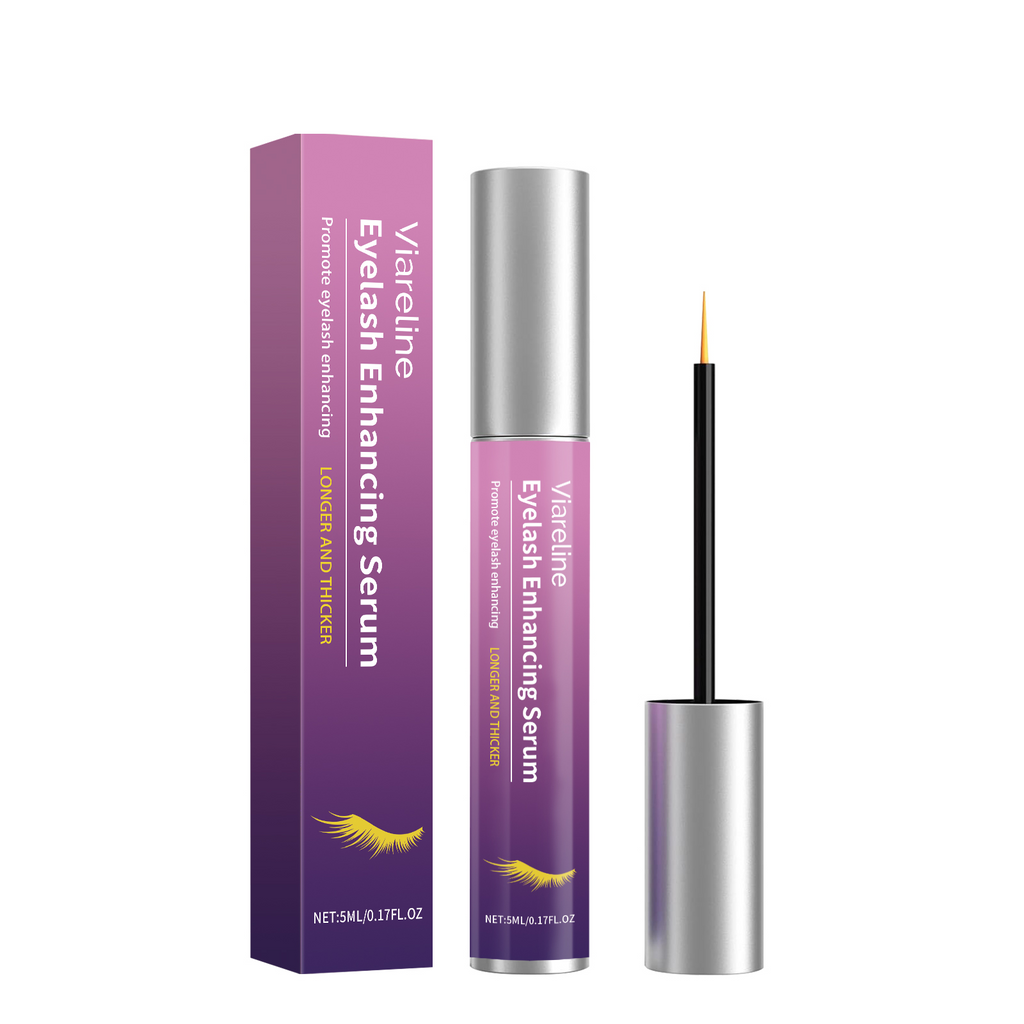 Viareline Sérum amplificateur de cils, beau rouleau de cils devenu déformé, poudre naturelle, maquillage longue durée hydratant
