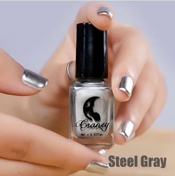 14 couleurs 6ML Vernis à ongles métallique miroir pour femme, accessoire de beauté maquillage tendance sexy