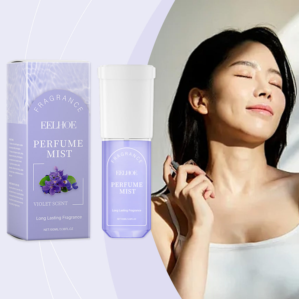 EELHOE Parfum Corporel Spray Fleur de Violette, Parfum Naturel Frais et Agréable, Léger, Doux et Charmant