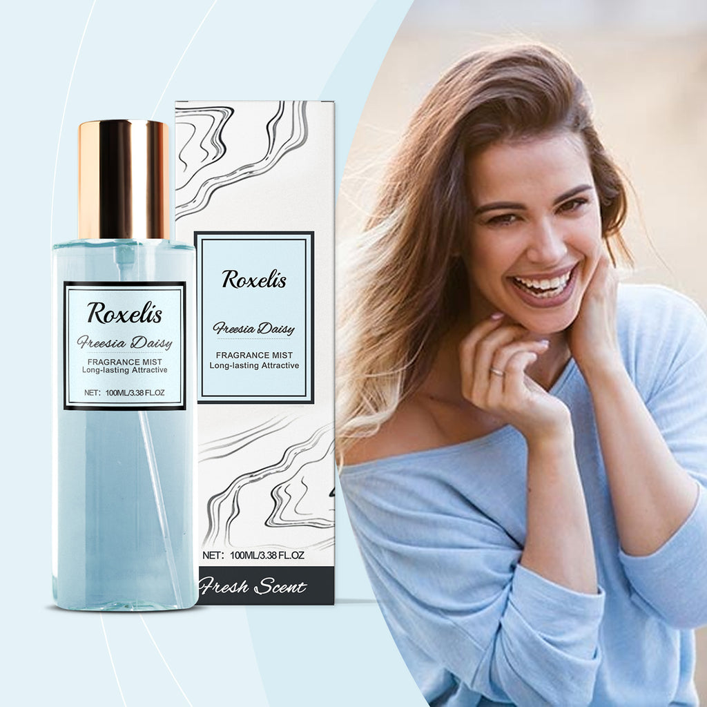 Roxelis Freesia Daisies Parfum Corporel Romantique Parfum Léger Parfum Longue Durée Parfum Frais Spray Corporel Parfumant
