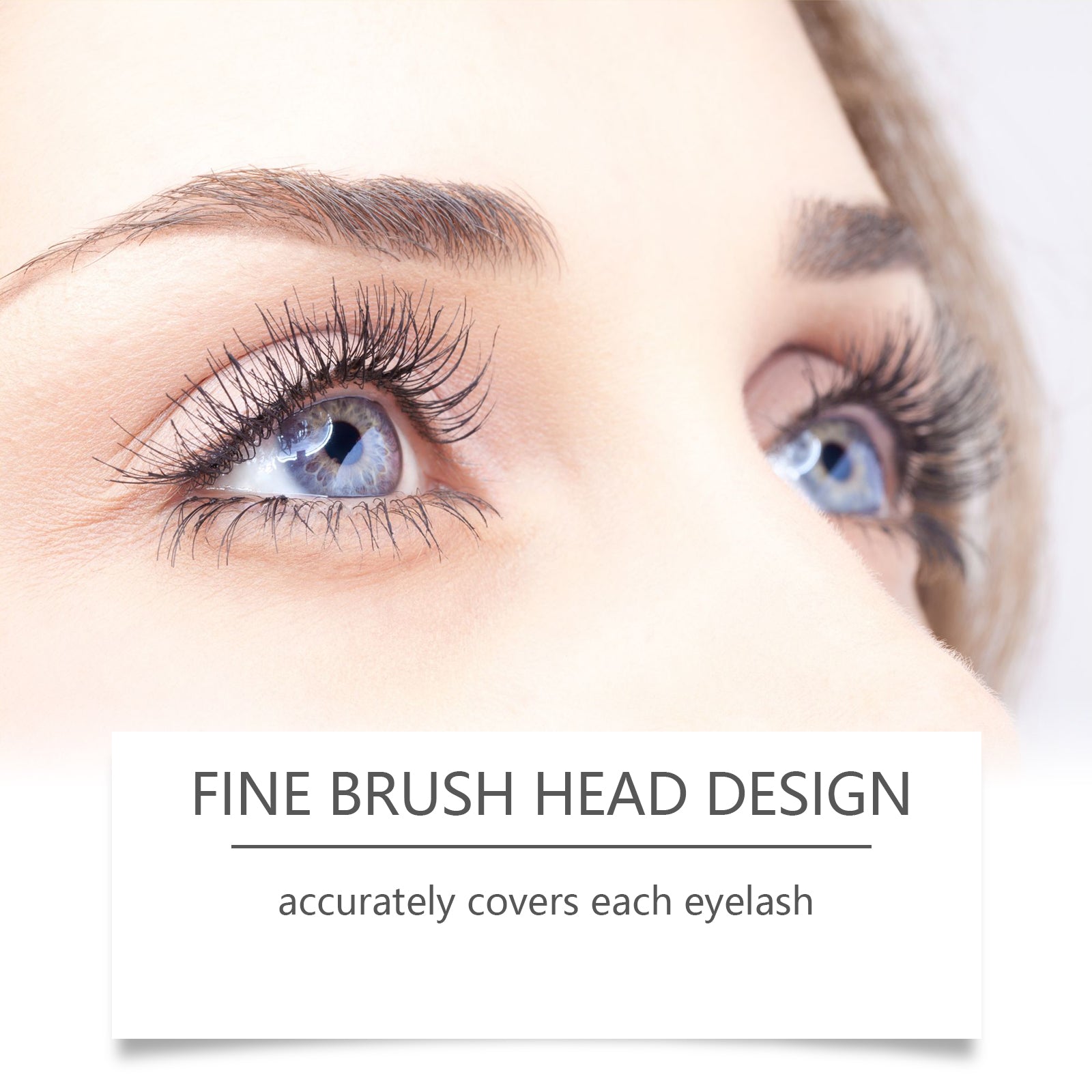 Mascara épais et fin zephoco, mascara contour des yeux, naturel sans bavure de maquillage, épais sans paquets et résistant à la transpiration