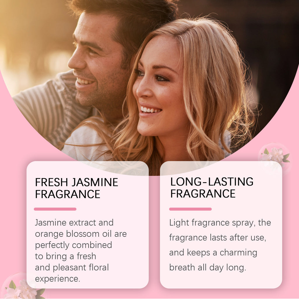 EELHOE Parfum Corporel Jasmin Brésilien, Parfum Léger Doux Avec Parfum Léger Naturel Et Non Gras
