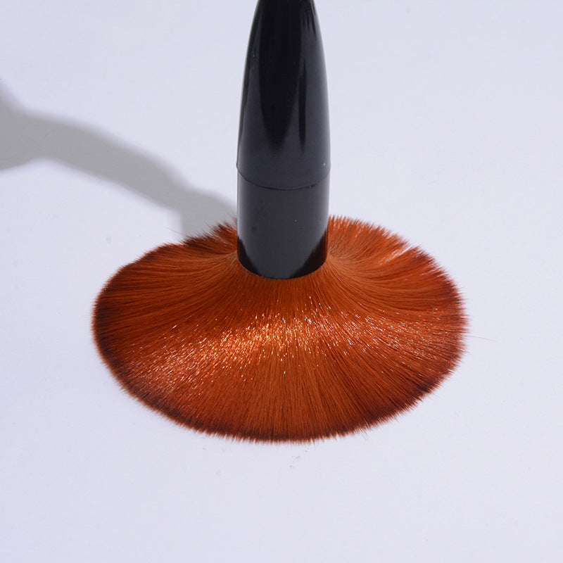 Pinceau poudre Pinceau blush Pinceau surligneur Brosse de nettoyage pour la coiffure Pinceau à poussière Brosse à ongles Pinceau de maquillage portable