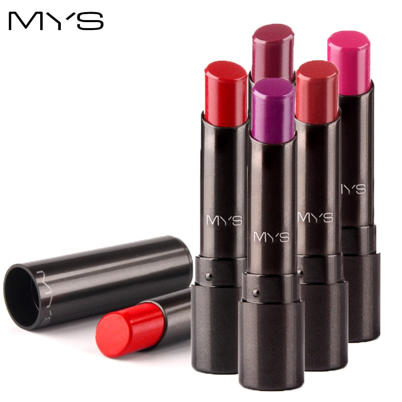 MYS Brand Rouge à Lèvres Mat Longue Durée Teinte Cosmétique Brillant à Lèvres Maquillage Rouge Batom