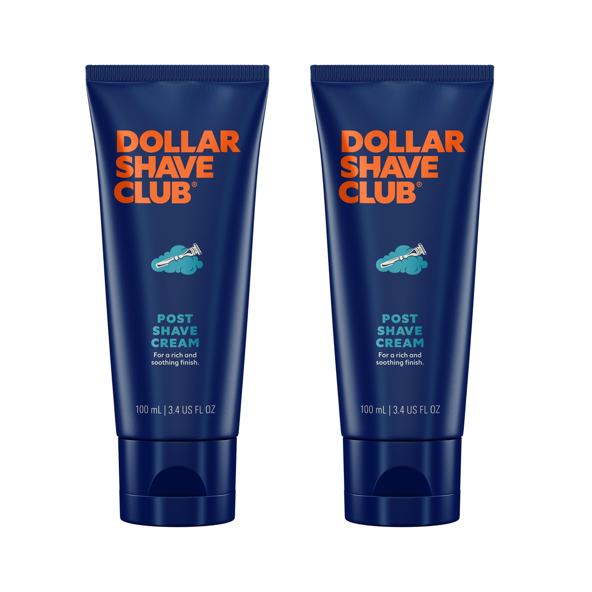 Dollar Shave Club | Crème après-rasage 100 ml (Lot de 2) | Lotion hydratante après-rasage