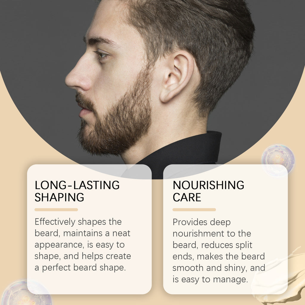 Cire à Barbe Woodsleep pour Homme, Douce, Fixante et Nourrissante, Hydratante, Agréable et Confortable pour la Barbe