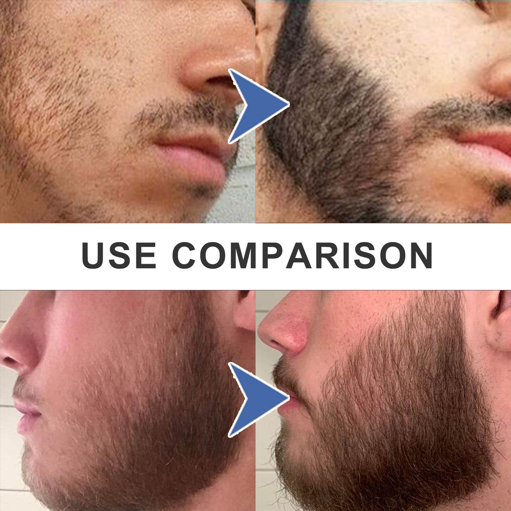 Kit Stylo de Remplissage de Barbe, Remplisseur de Barbe 3 en 1 avec Brosse pour Homme