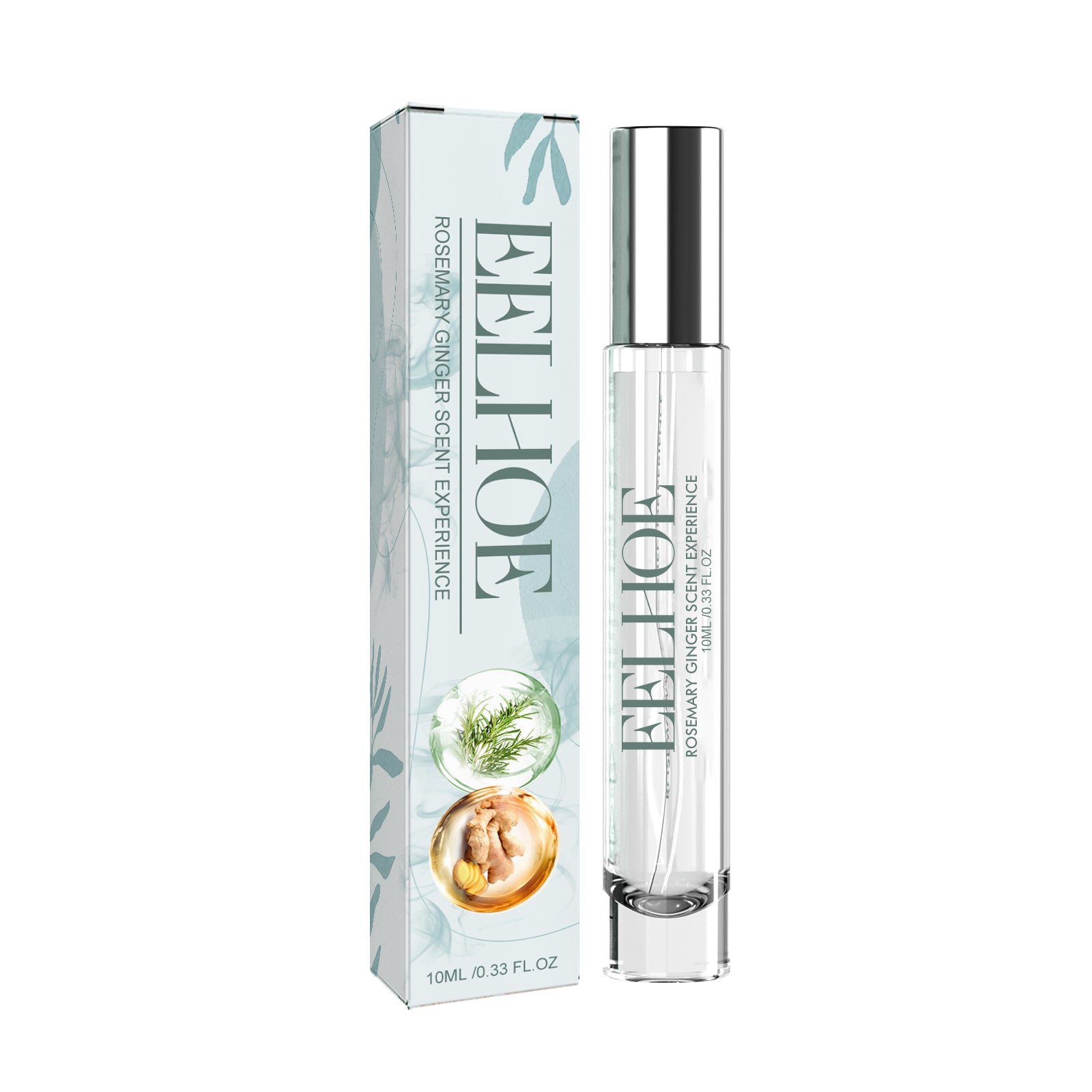 Parfum Expérience olfactive Romarin Gingembre, Fragrance naturelle à appliquer derrière l'oreille et sur le poignet pour femme
