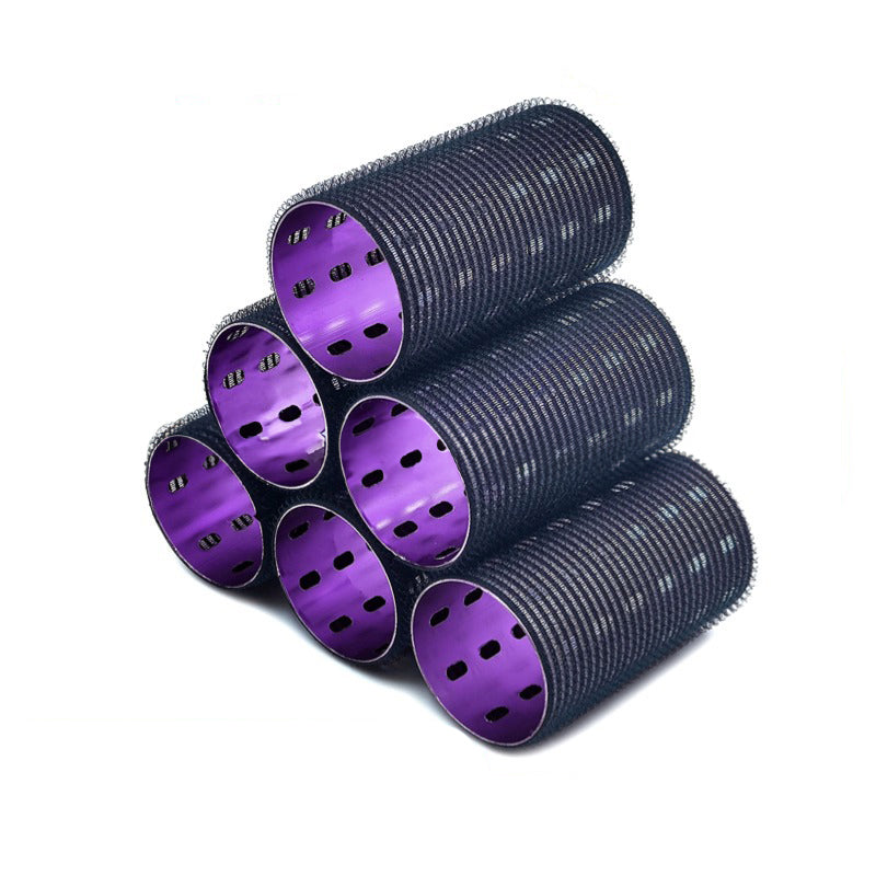 Bigoudis extra-longs à noyau en aluminium, 5x9cm, colorés, thermoconducteurs, pour une frange vaporeuse avec USB autocollant