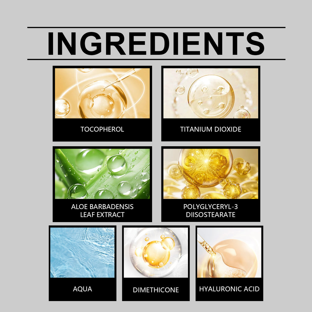 Fond de Teint Correcteur EELHOE Doux, Naturel, Léger, Teint Clair et Lumineux Hydratant, Longue Tenue et Non Transfert