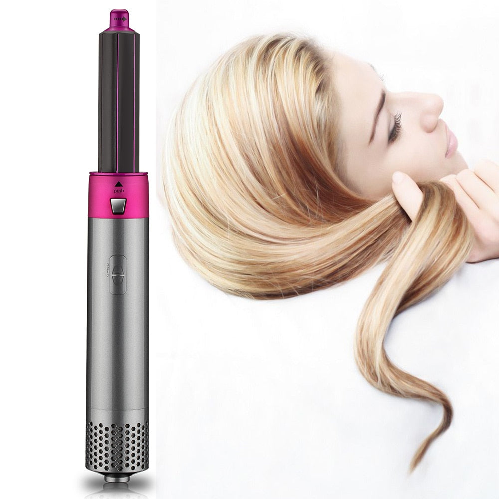 Sèche-cheveux électrique Fer à friser rotatif Brosses séchantes Outils de coiffure professionnels 5-en-1 brosse soufflante
