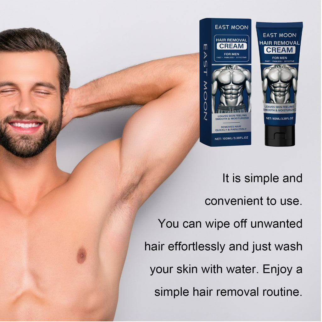 Crème dépilatoire, hommes, enlève la barbe, les aisselles, les mains et les jambes, douce, ne stimule pas la crème dépilatoire pour le corps