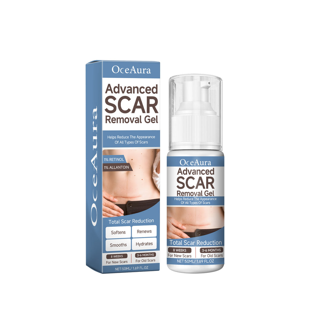 Gel réparateur éclaircissant pour cicatrices Oceaura – Hydrate et lisse la peau, répare les cicatrices chirurgicales, gel de soin post-grossesse