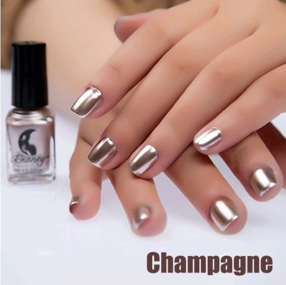 14 couleurs 6ML Vernis à ongles métallique miroir pour femme, accessoire de beauté maquillage tendance sexy