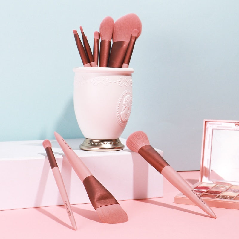 Pinceaux de maquillage CHICHODO - Ensemble de pinceaux de maquillage Fleur de Cerisier