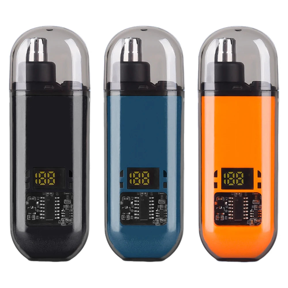Tondeuse électrique à poils de nez, Recharge USB, Tondeuse à poils de nez et d'oreilles, Tondeuse électrique portable à poils de nez, Recharge rapide pour hommes