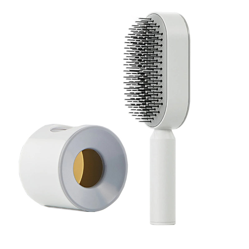 Conception de nettoyage par pression améliorée Peigne coussin d'air pour cheveux longs de femme Peigne de massage à airbag Peigne domestique