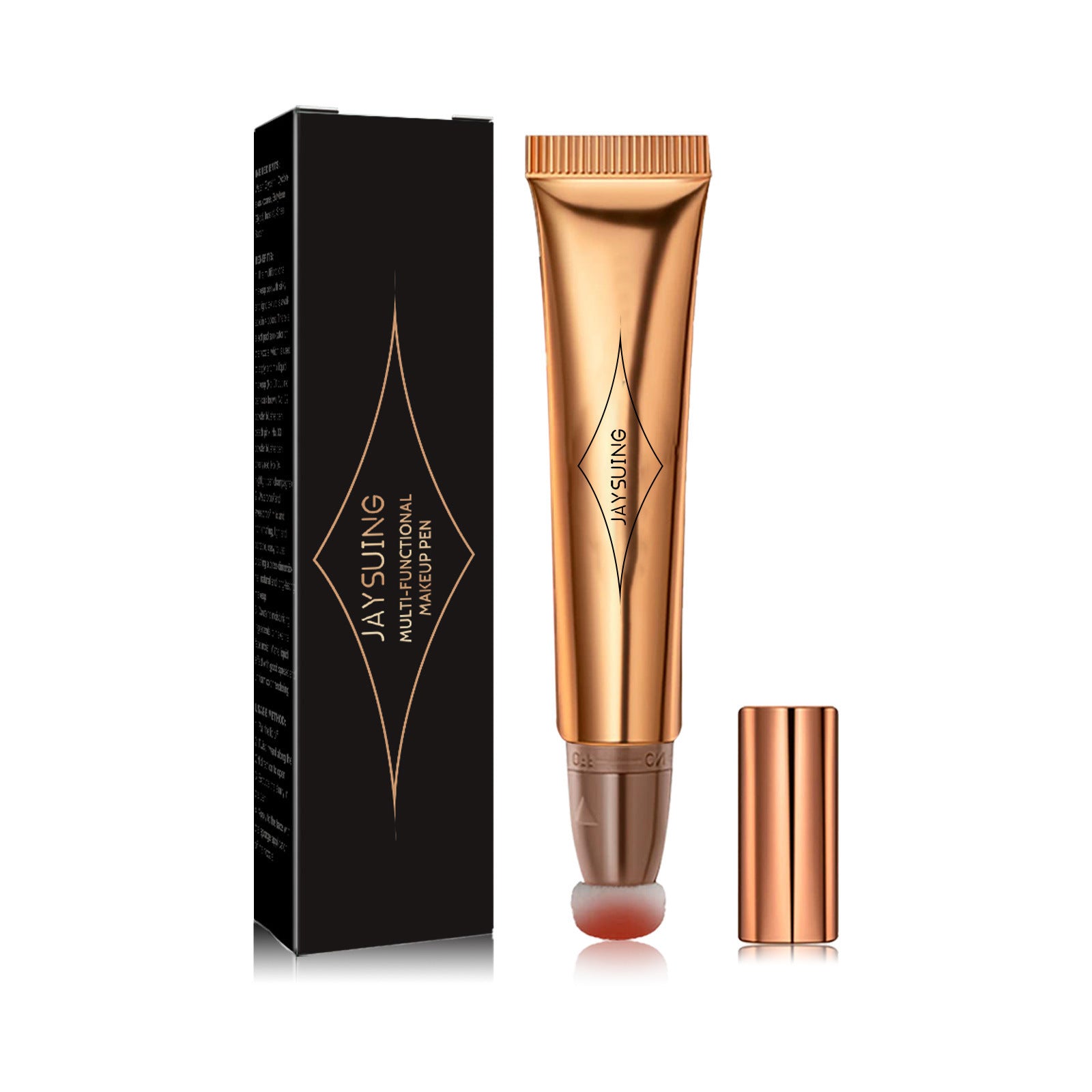 Jaysuing Crayon de Maquillage Multifonctionnel, Bâton de Contour Liquide Solide Fard à Joues et Illuminateur Facial