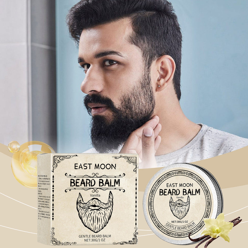Cire de Soin Barbe Vanille Parfum Naturel Vanille Nourrit Doucement les Poils de Barbe Barbe