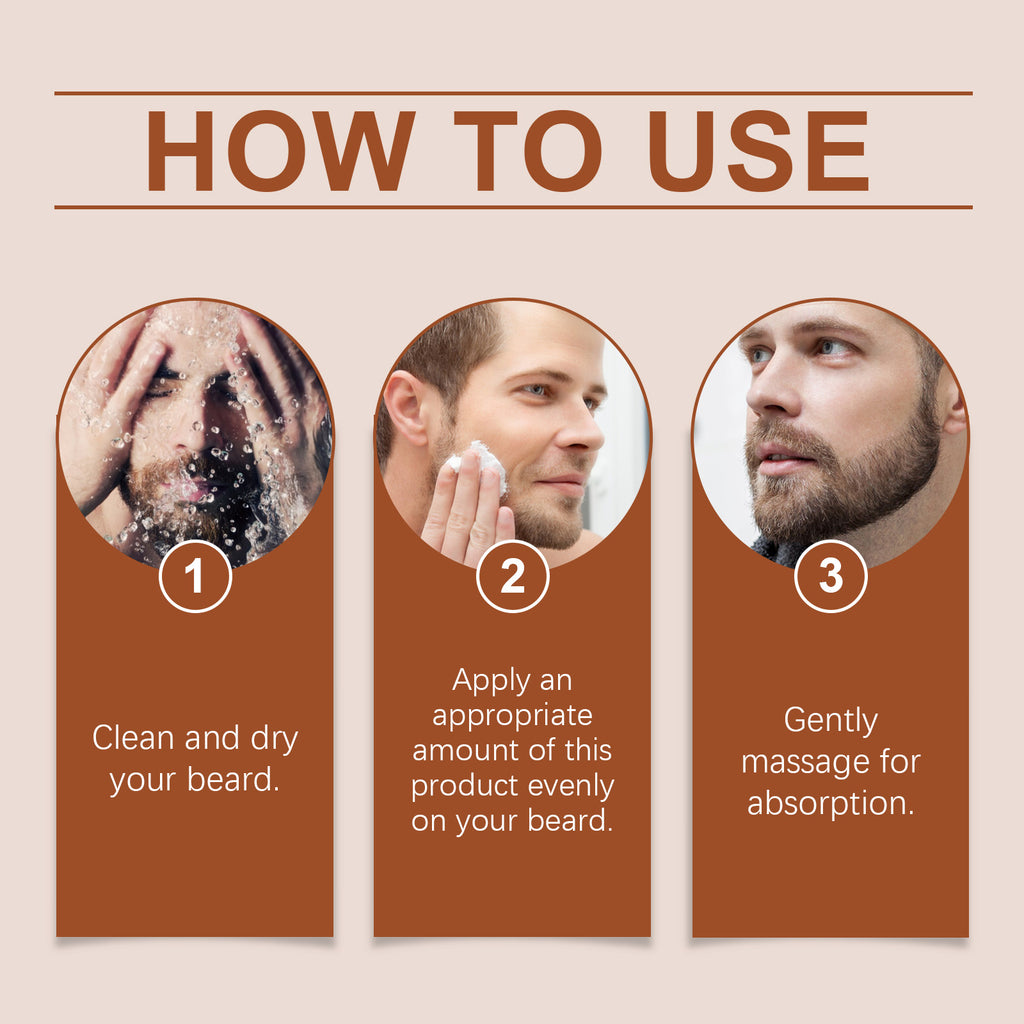 Crème de Soin Barbe Homme Bois de Santal Ingrédients Pour Le Soin de la Barbe Pour Hommes Avec Une Variété de Types de Peau