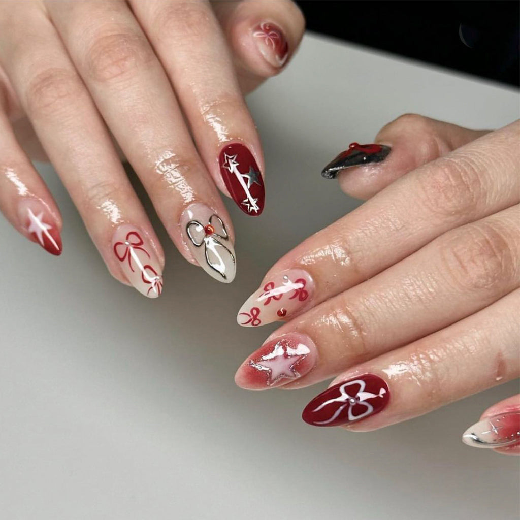 Ongles portables populaires européens et américains, faux ongles à strass flash explosifs