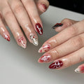 Ongles portables populaires européens et américains, faux ongles à strass flash explosifs