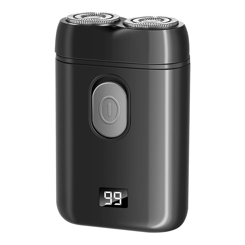 Rasoir de Voyage Lave-Auto Rasoir Double Tête Charge Portable Couteau à Barbe Flottant